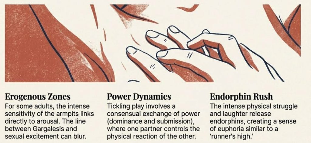 Armpit tickling erotic