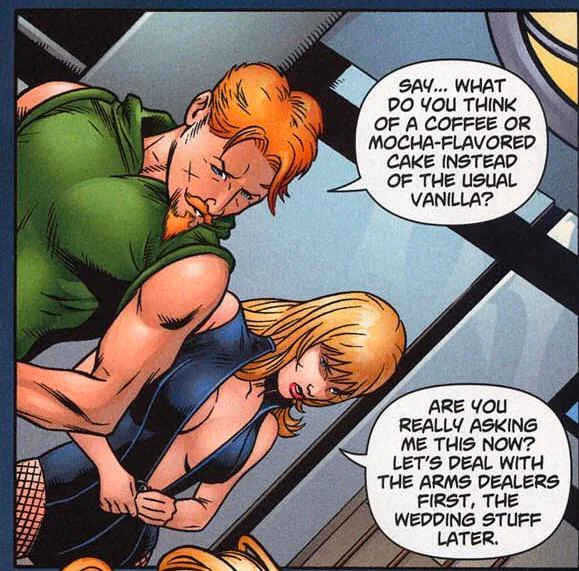 Black Canary without bra