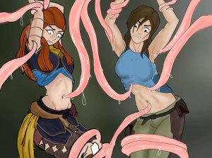 aloy_and_lara_having_their_belly_buttons_tentacled_by_alis_art23_dg5n6nh-414w-2x