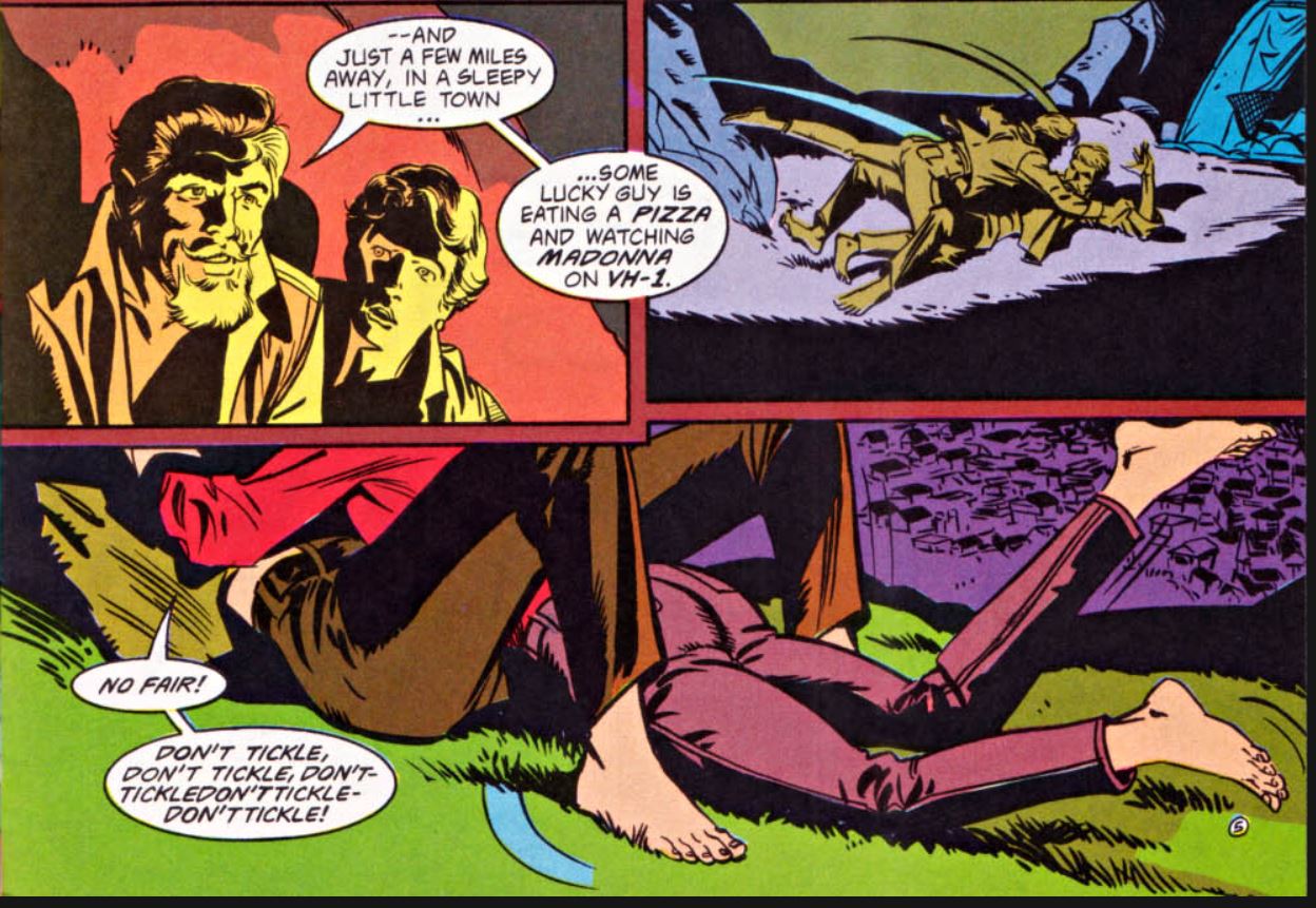 Green Arrow ticklish