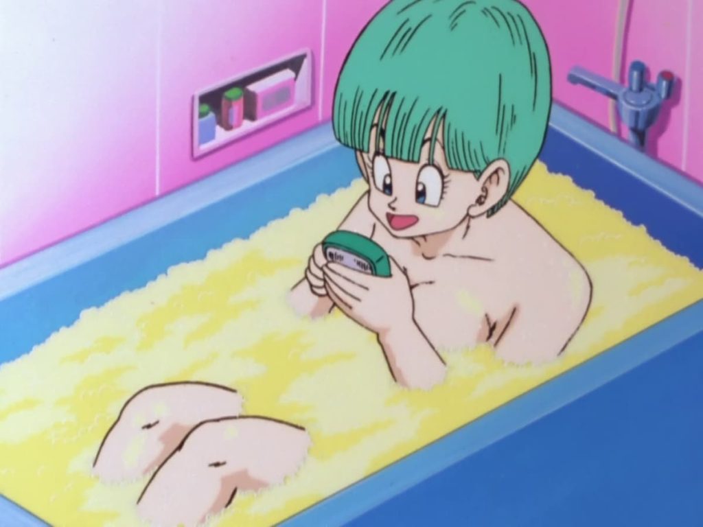 Bulma nude bath Dragon Ball Kai episode 22 - 2
