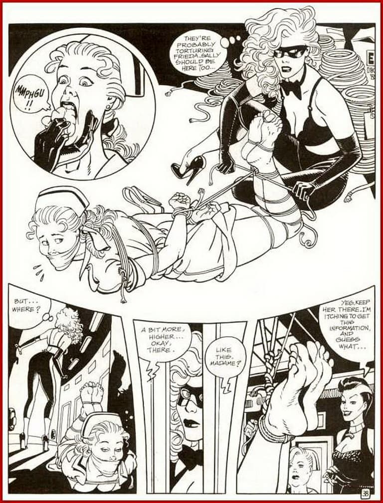 The Blonde bounded women