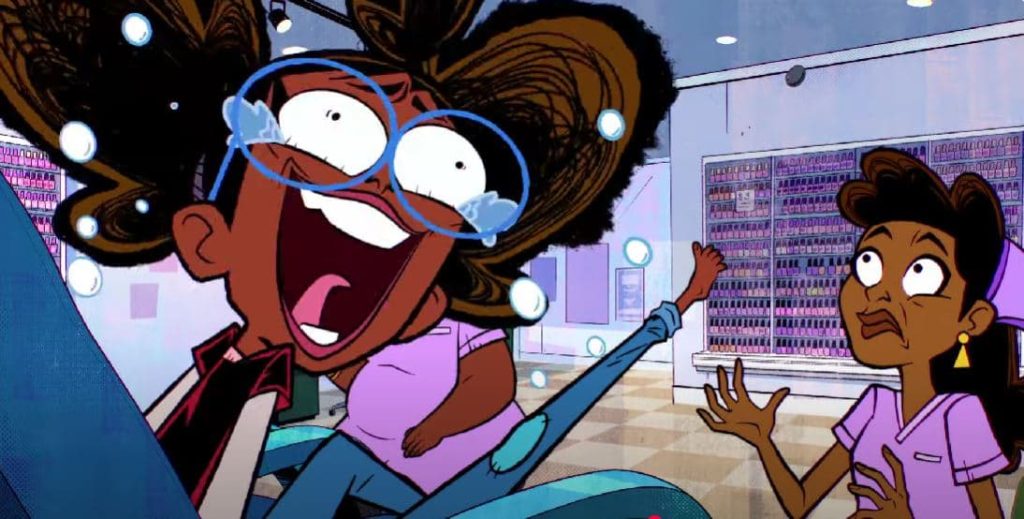 Moon Girl ticklish pedicure