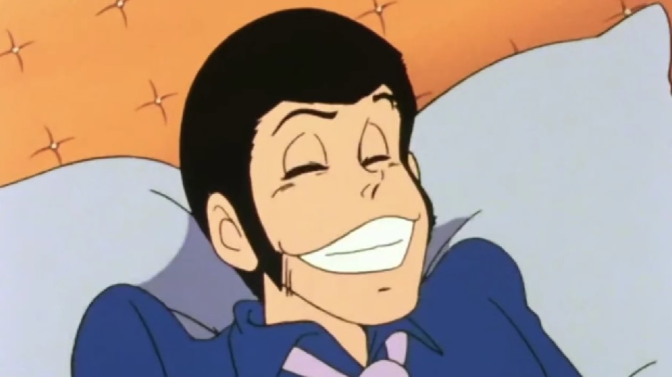 Fujiko tickles Lupin