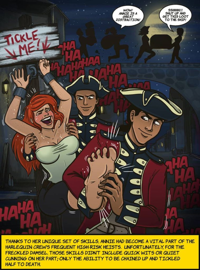 annie amateur pirate tickled