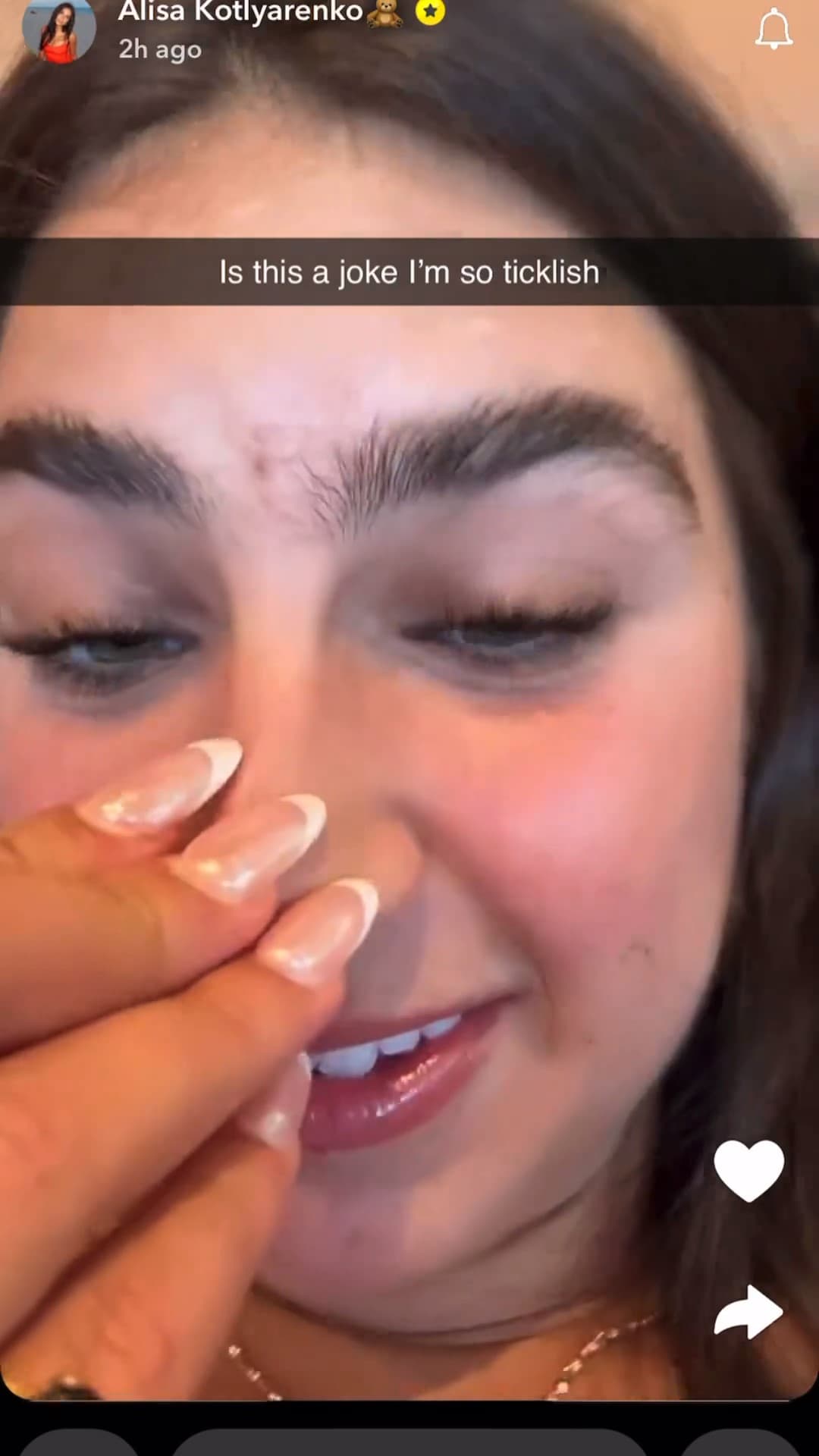 Alisa Kotlyarenko ticklish