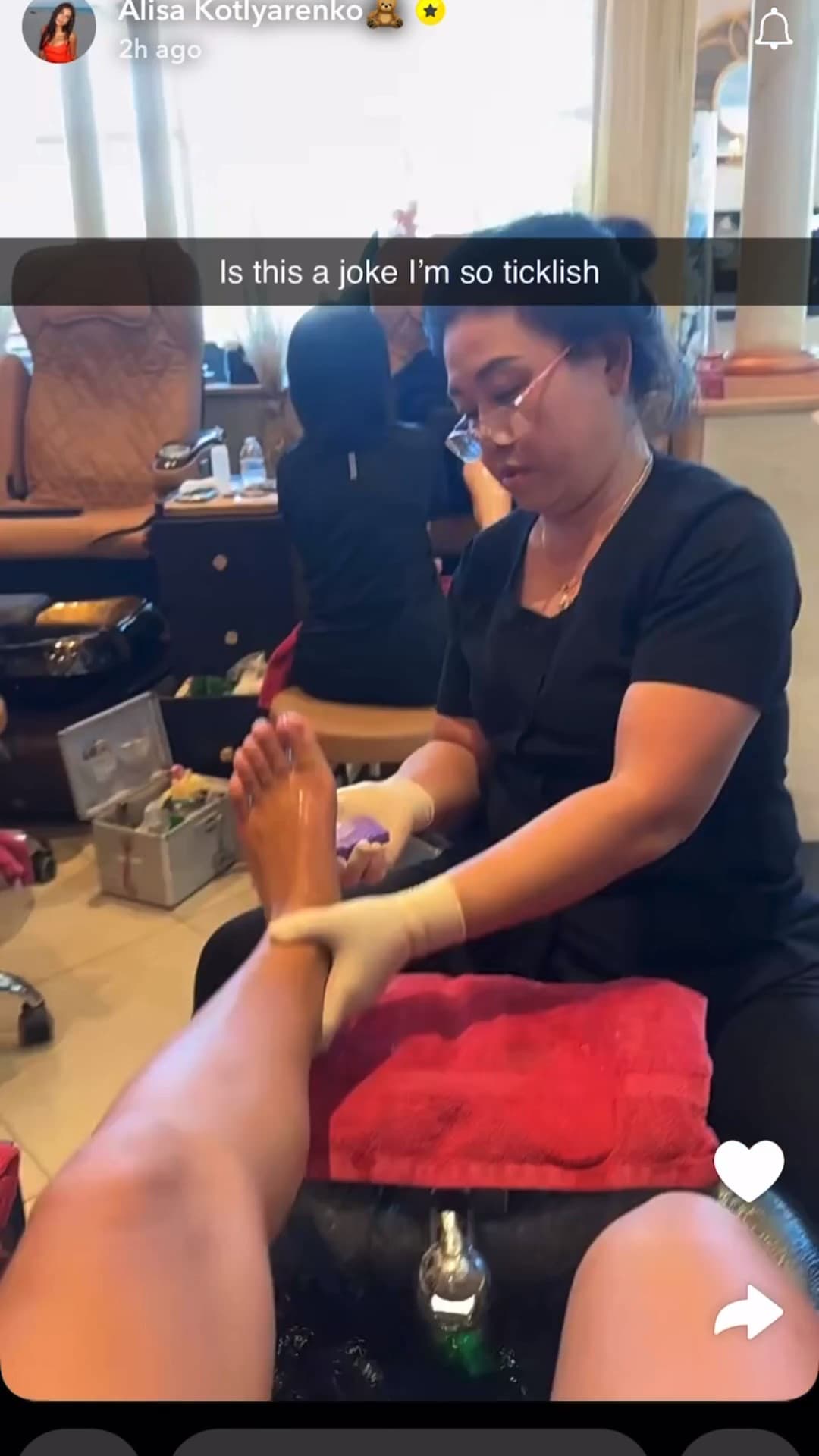 Alisa Kotlyarenko ticklish