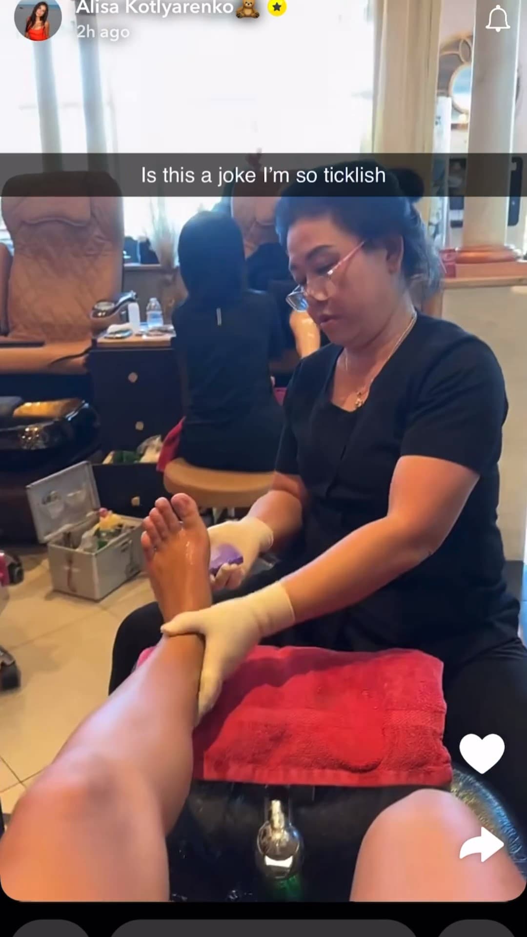 Alisa Kotlyarenko ticklish
