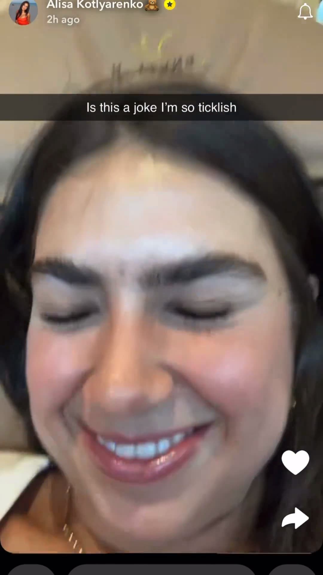 Alisa Kotlyarenko ticklish