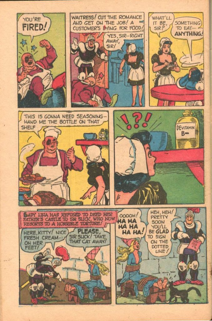 Tickle cat princess - Famous Funnies 165 (1948) 1