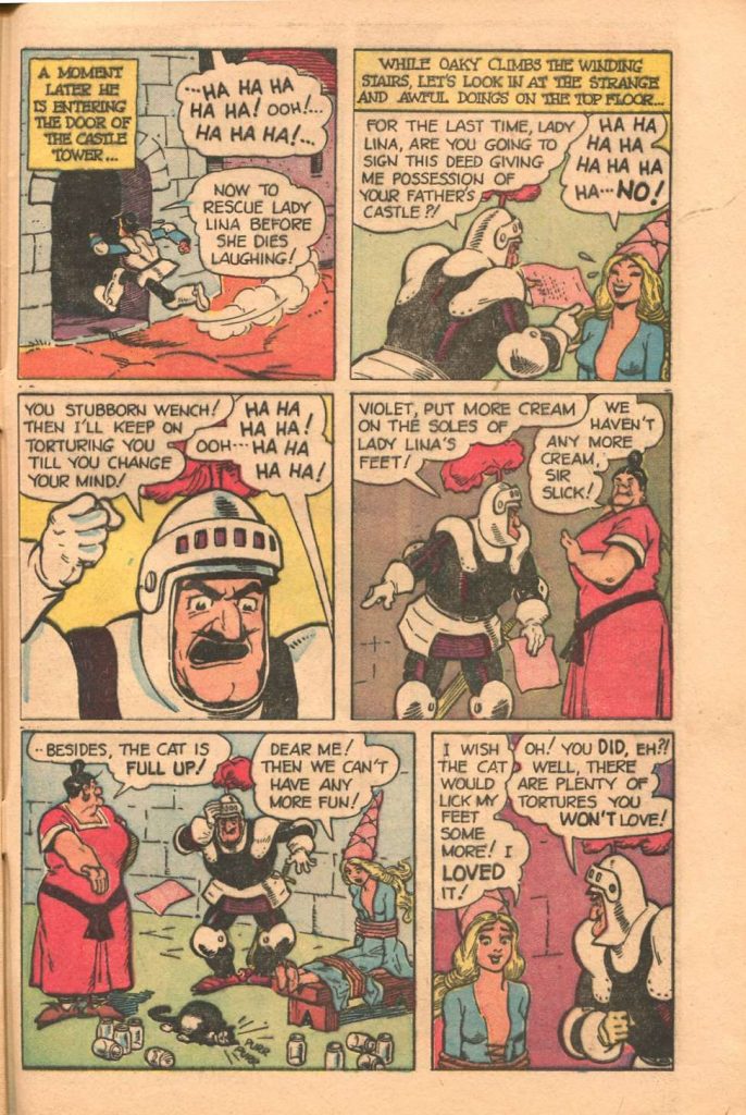 Tickle cat princess - Famous Funnies 165 (1948)