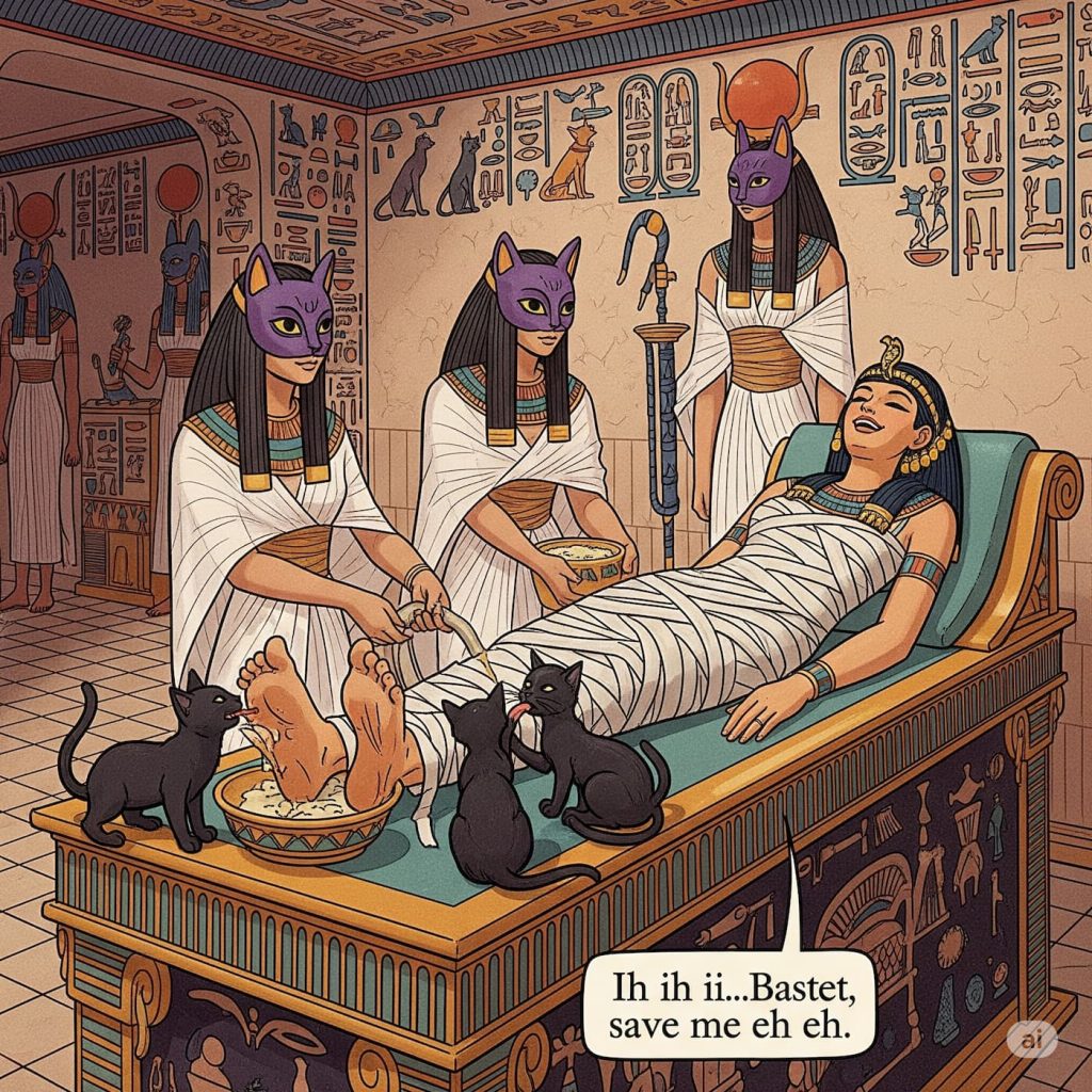 Egyptian queen tickled 2