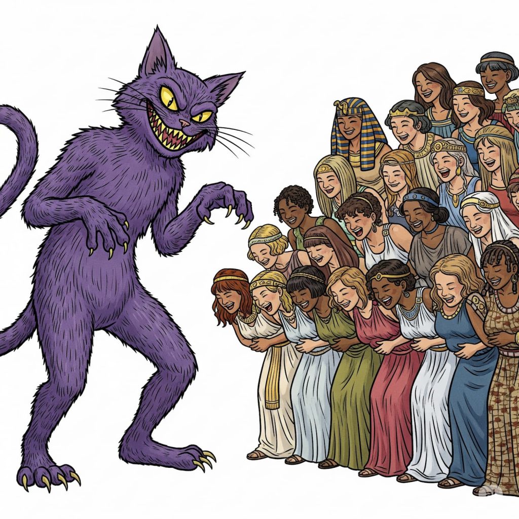 Grinner and laughing women
