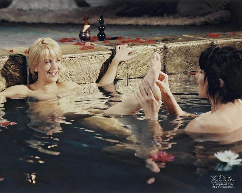 Renee o Connor barefoot Xena