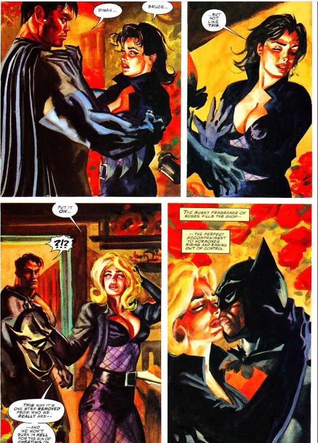 Black Canary and Batman lover
