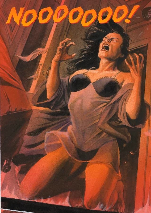 Black Canary lingerie Justice(2005) issue #4-5 3