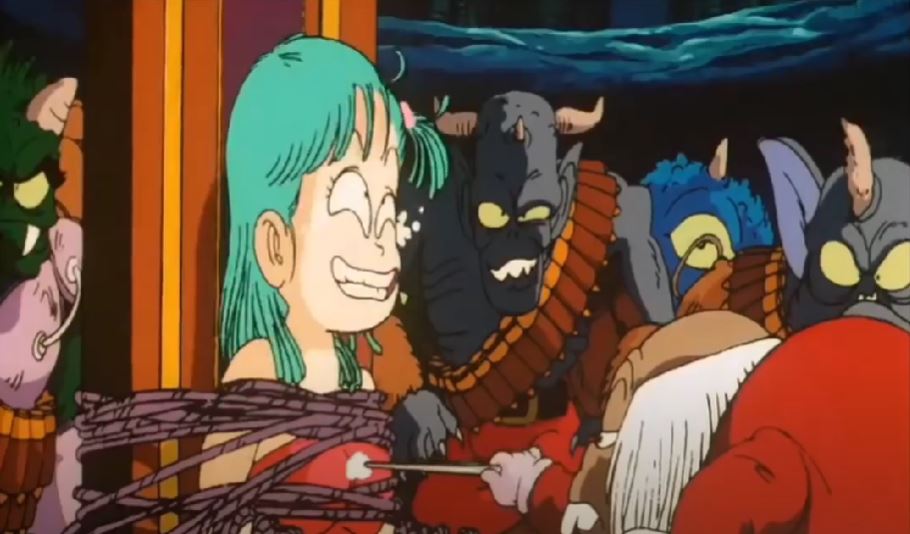 Bulma ticklish boob