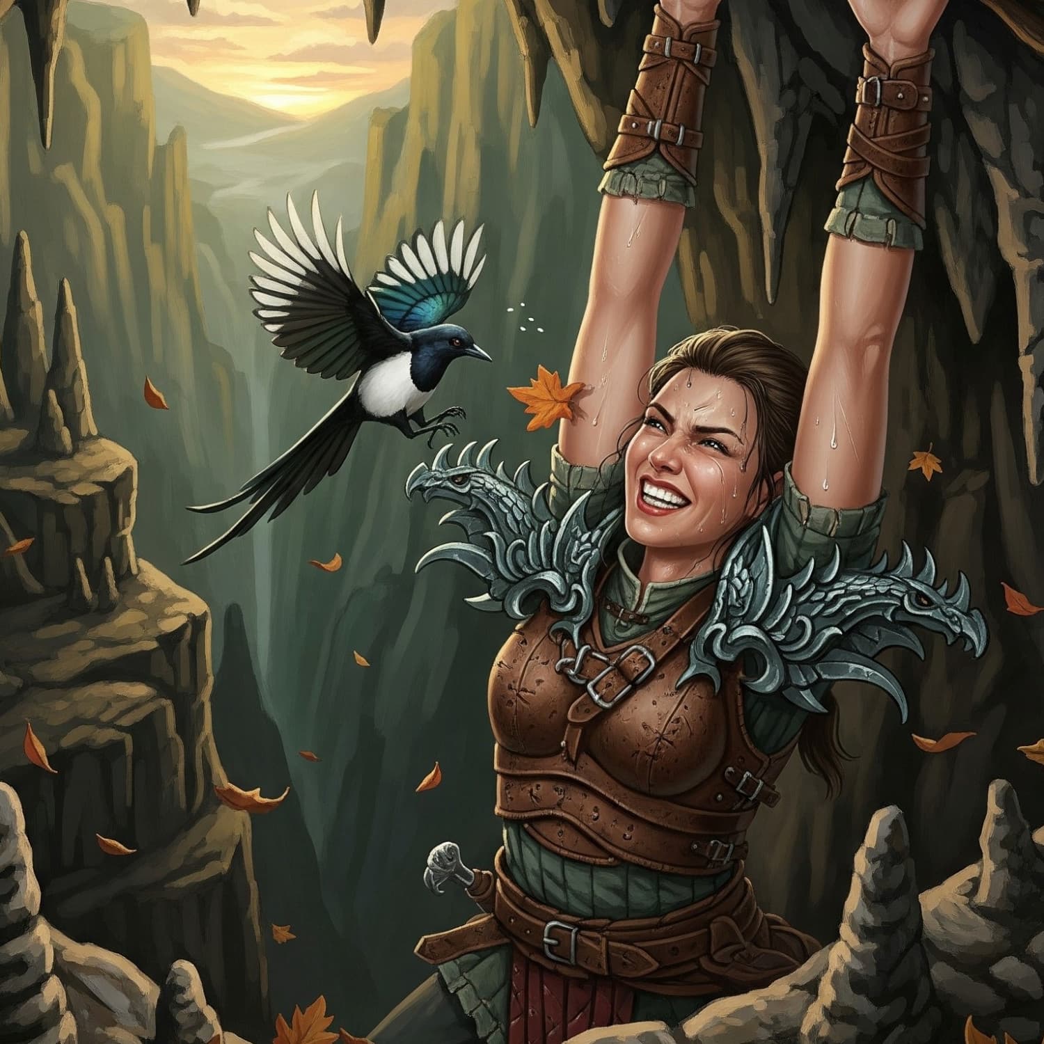 Huntress armpits tickled