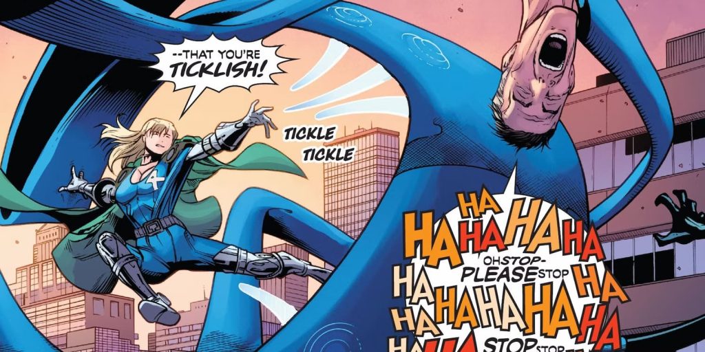 Reed Richards is ticklish