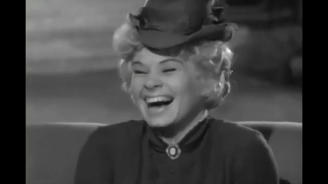 The Wild Wild West (S01E16 _The Night Of The Steel Assassin_ Air Date_ 7 Jan, 1966) Sue Ane Langdon laughing 3