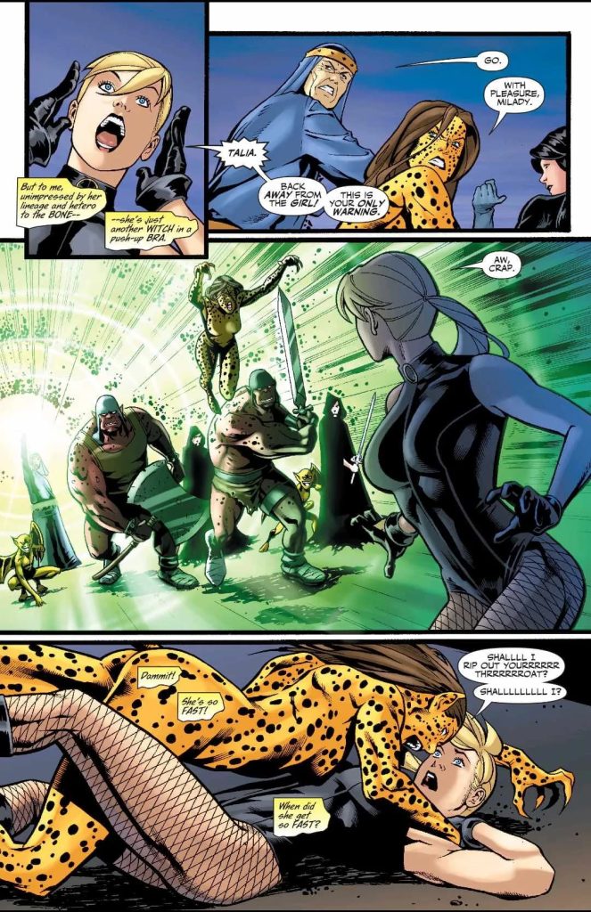 Dinah Lance is heterosexual
