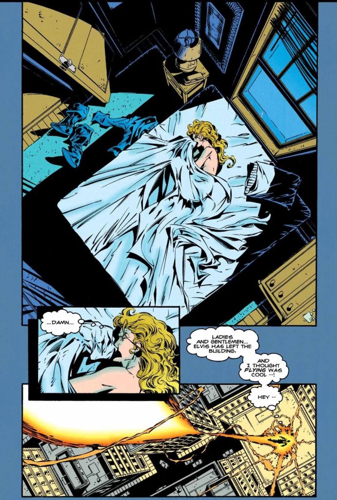 Dinah Lance naked bed