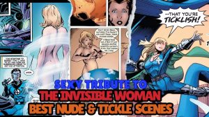 Invisible woman nude and tickling