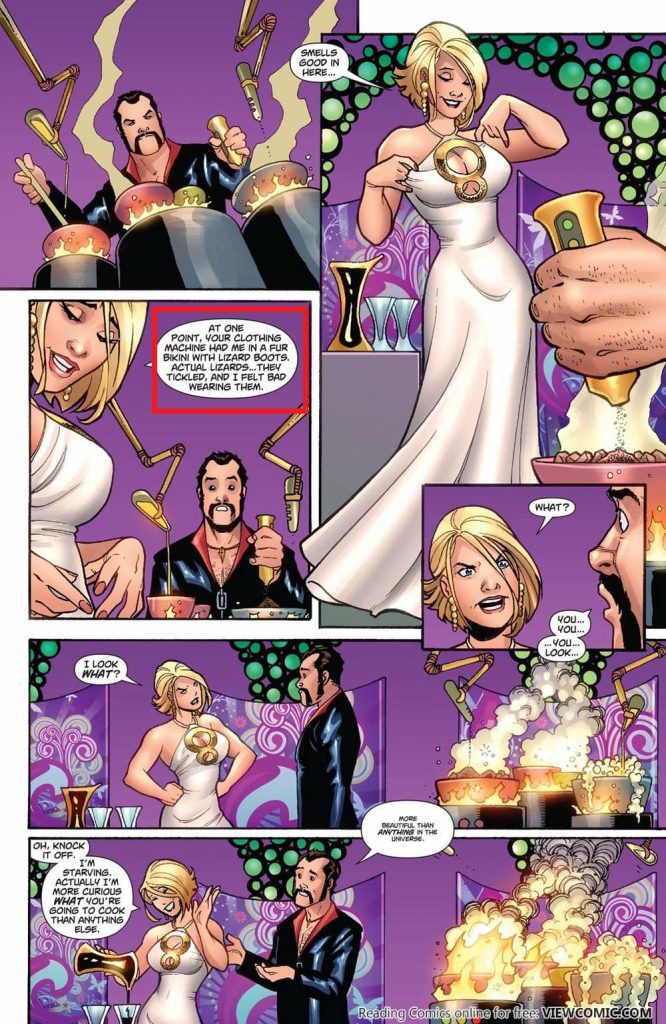 Power Girl ticklish
