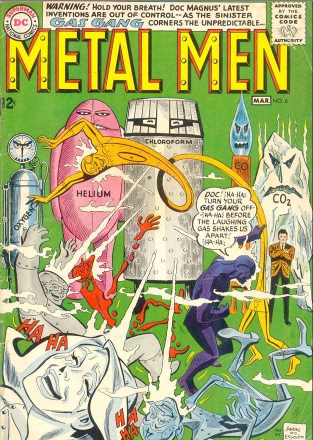 Metal Men 6 laughing gas 4