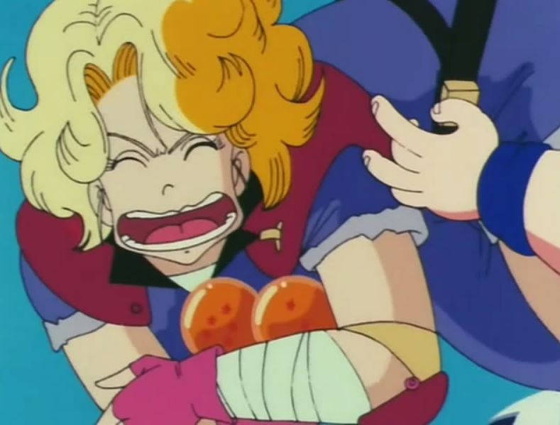 Husky tickled by Goku