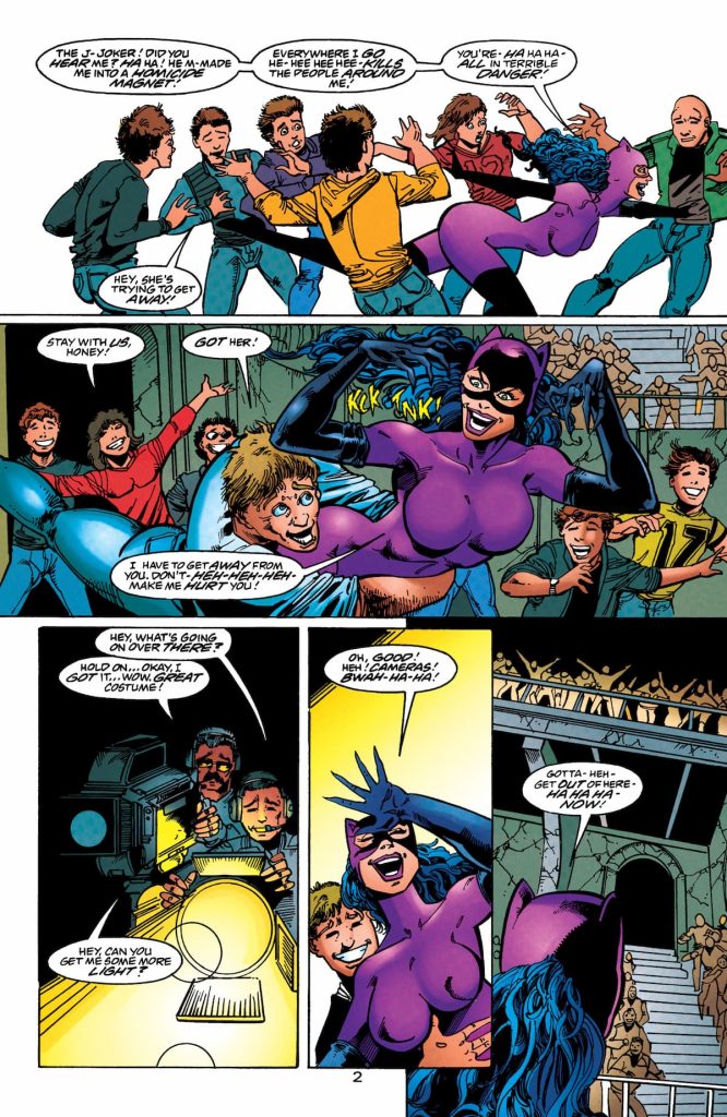 jokerized catwoman (catwoman 64-65) 5