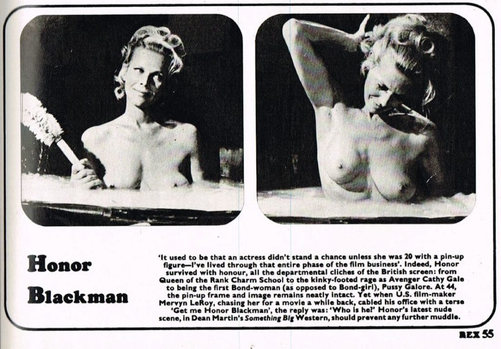Honor Blackman nude - Rex vol.1 n.28