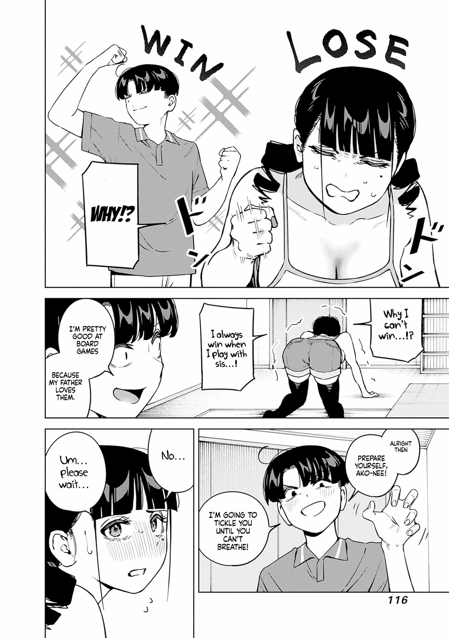 Tickling scenes in "Itoko No Onee-Chan Ni Amaechau"