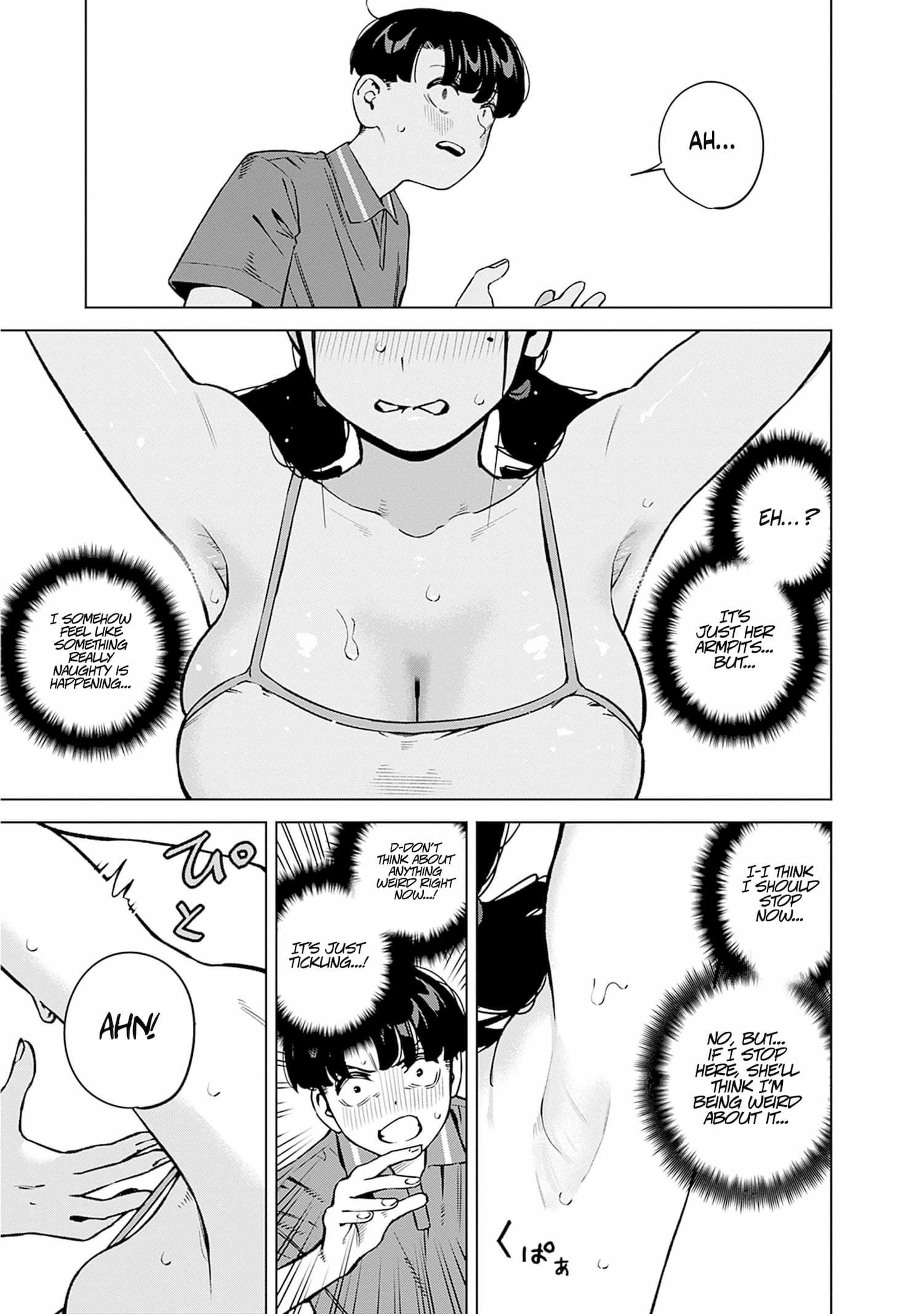 Tickling scenes in "Itoko No Onee-Chan Ni Amaechau"