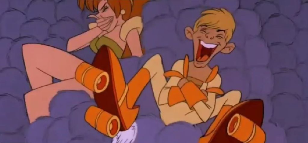 Space Ace tickling plants