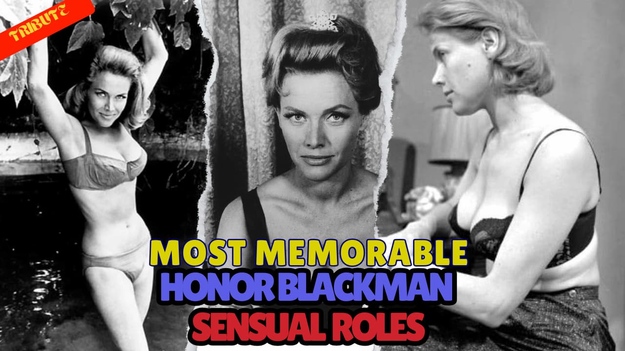 Honor Blackman's sexy scenes in movies