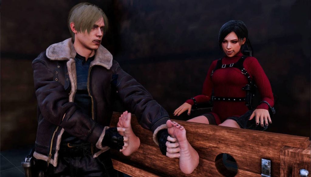 Ada Wong tickled