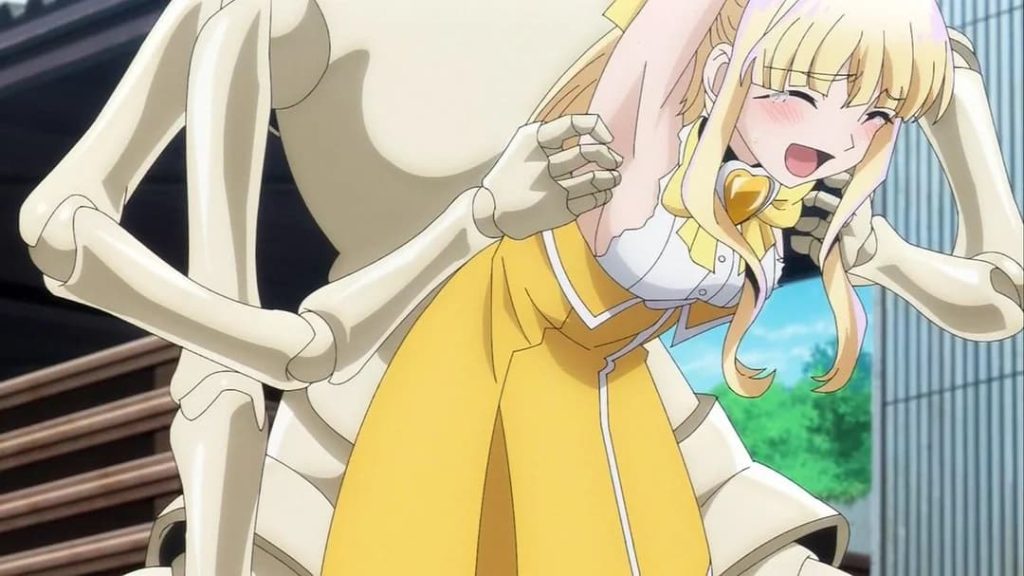 Looking up to magical girls tickling scene