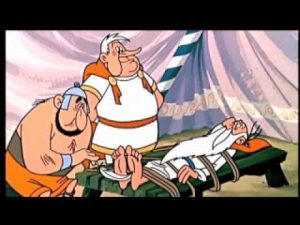 Asterix the gaul tickling scenes