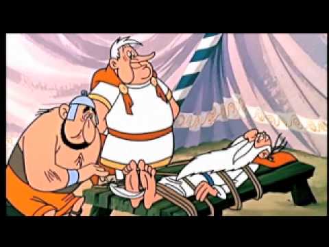 Asterix the gaul tickling scenes