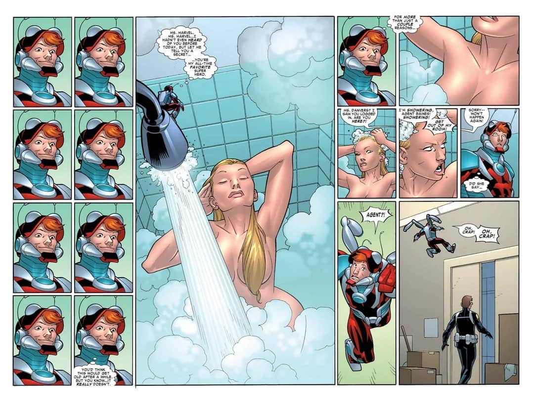 Carol Danvers naked shower - Irredeemable Ant-Man (2007) #7 0 (1)