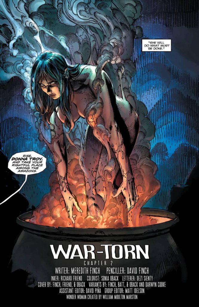 Donna Troy nude - Wonder Woman 37, 2011