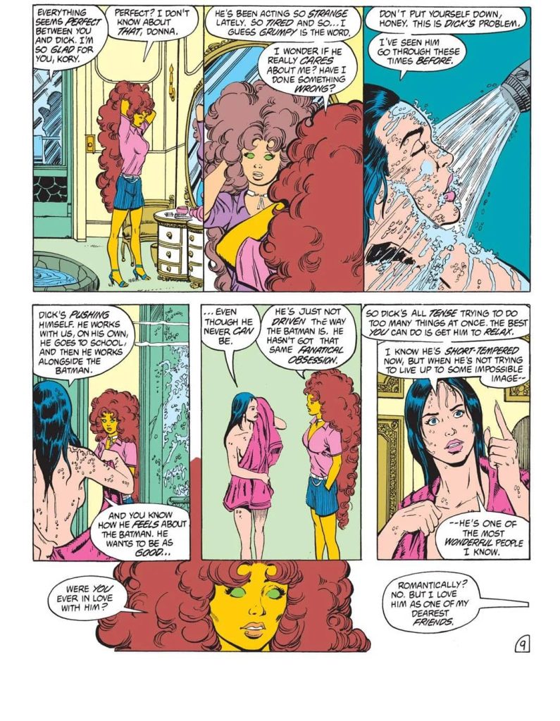 Donna troy shower - The New Teen Titans (1980) #28