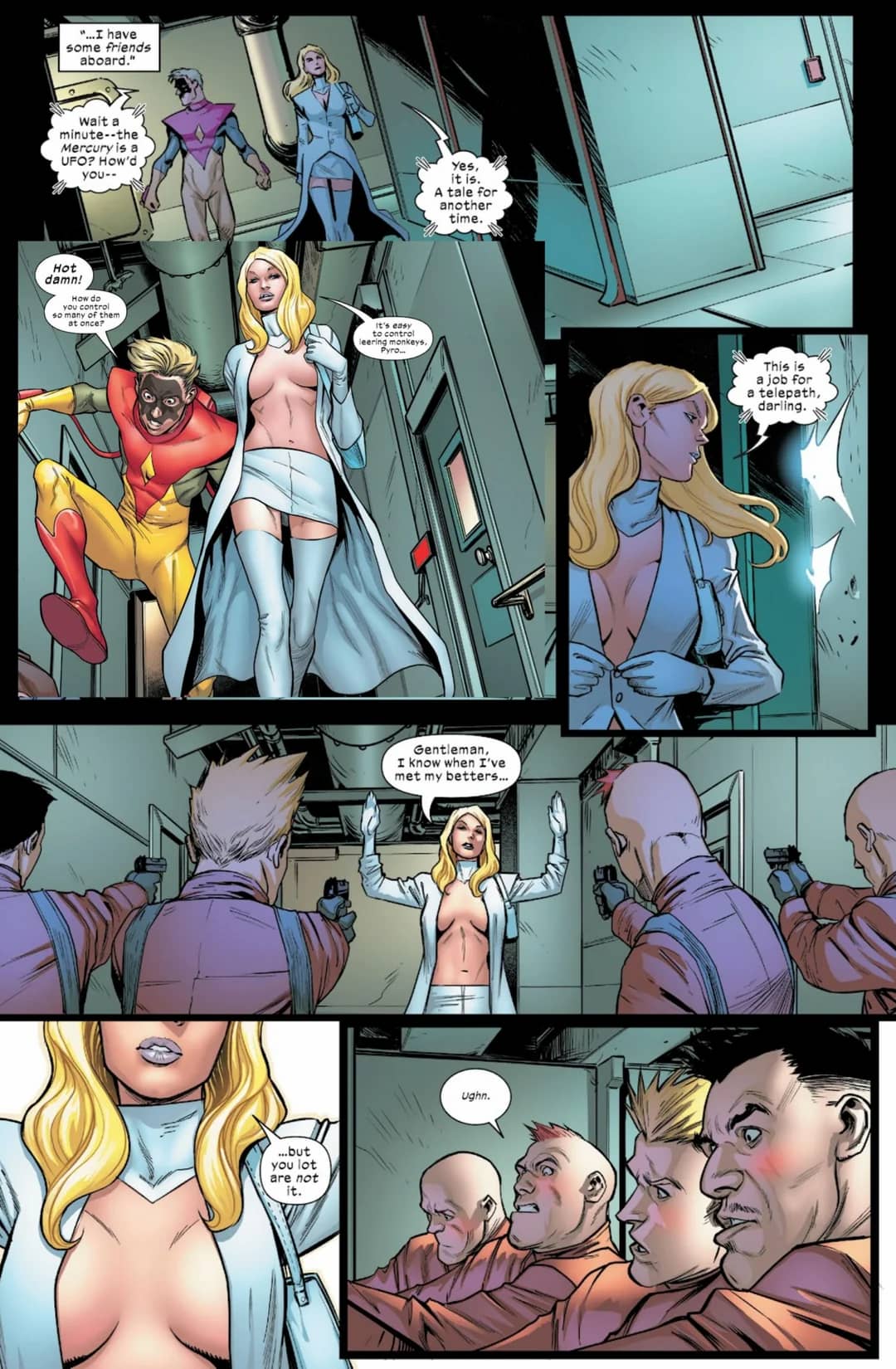 Emma Frost boobs - Marauders (2019) #10