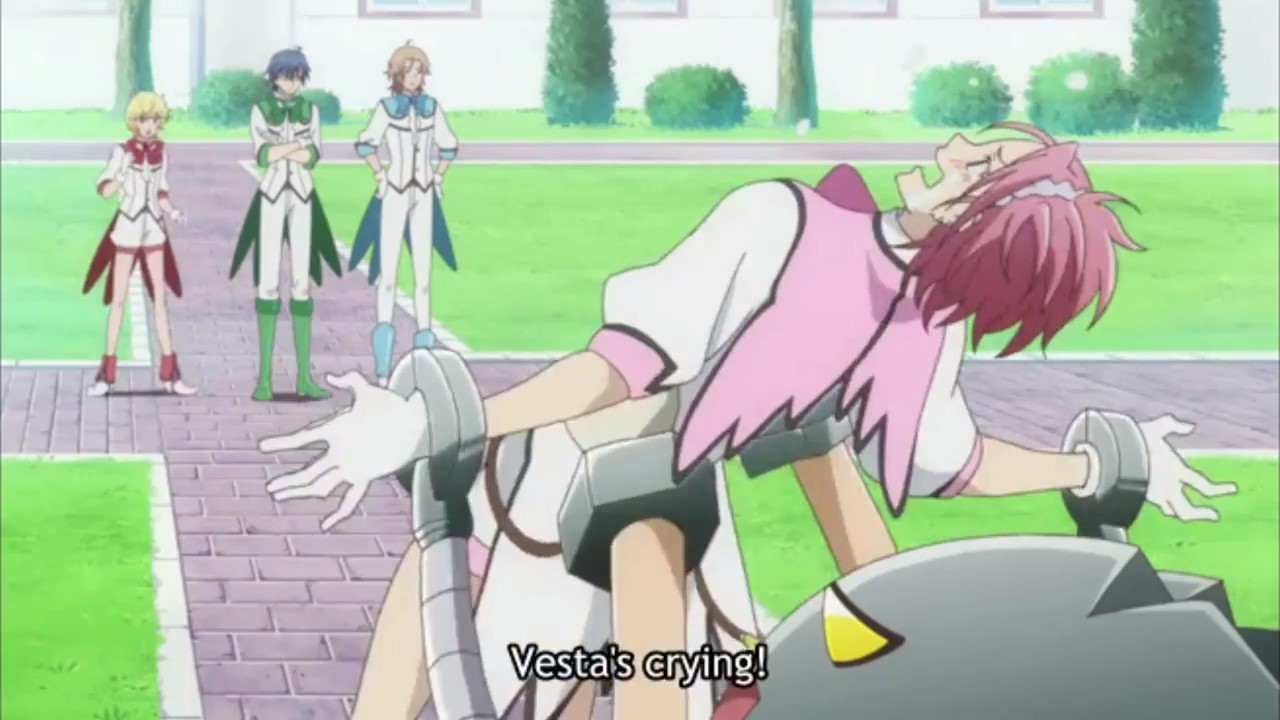 Cute High Earth Defense Club Love tickling 