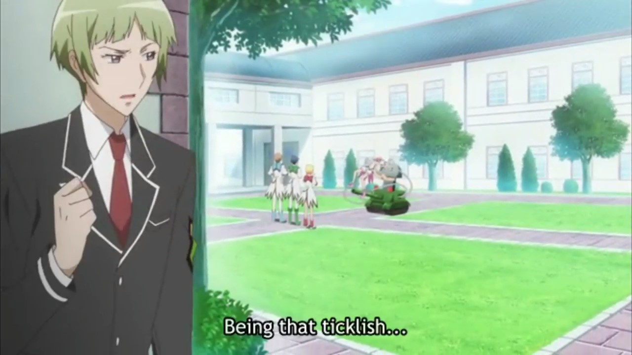 Cute High Earth Defense Club Love tickling 