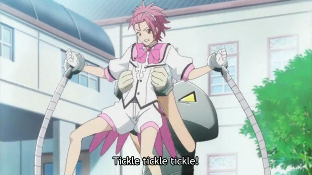 Cute High Earth Defense Club Love tickling 