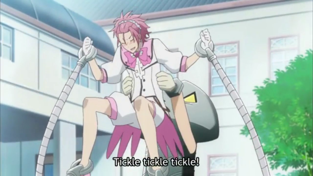 Cute High Earth Defense Club Love tickling 