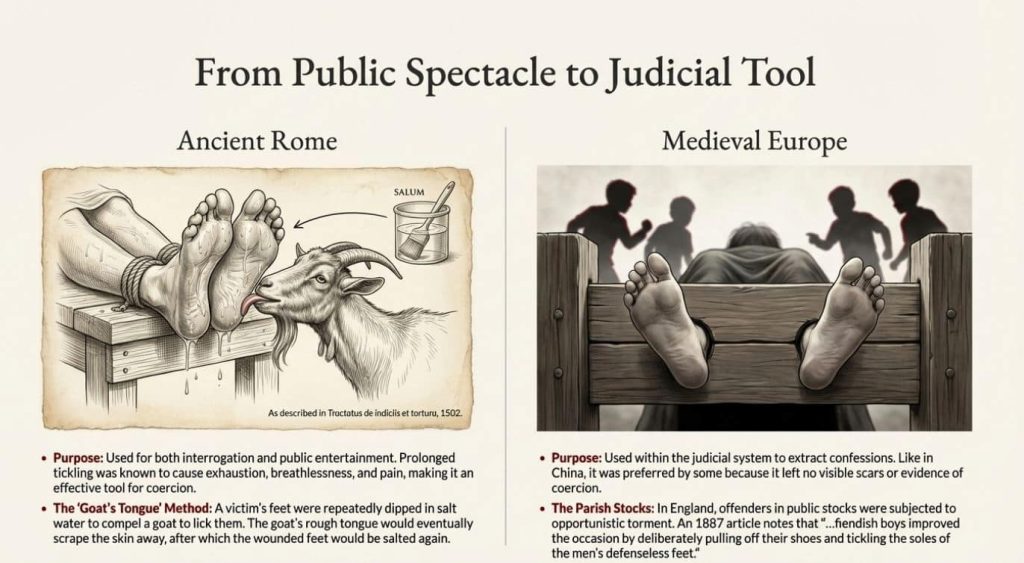 History of tickle torture in stock