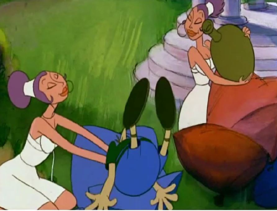 The Twelve Tasks of Asterix tickling